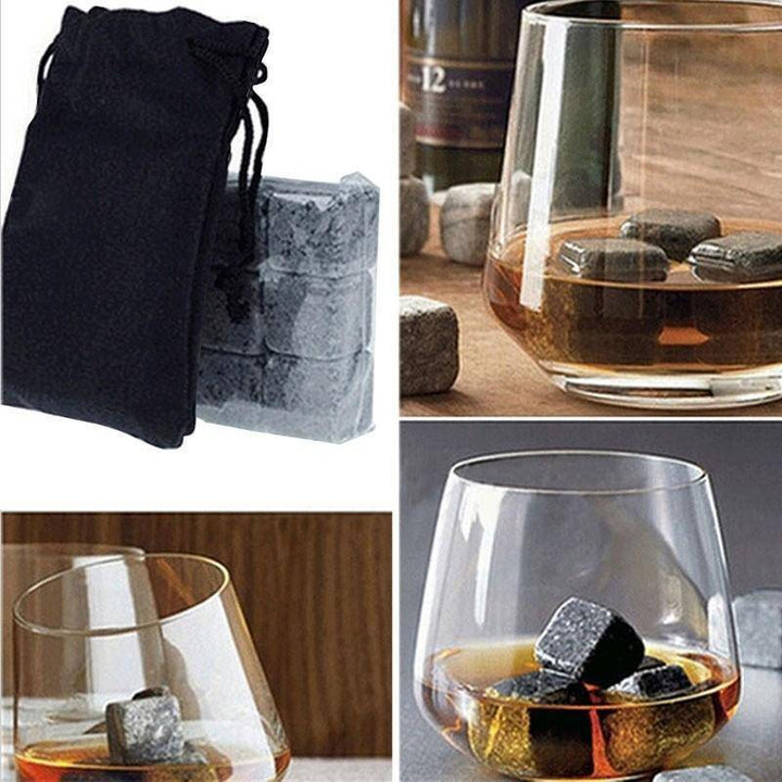 BowLift | Whisky Ice Stones With Velvet Pouch