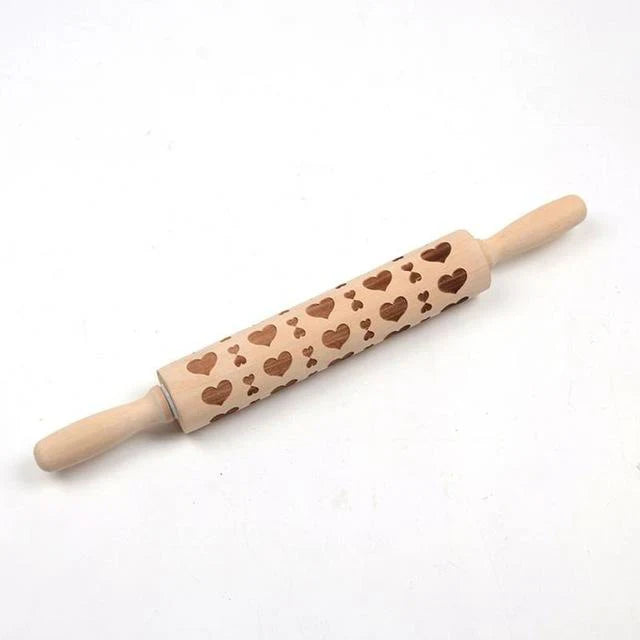 BowLift | Engraved rolling pin for creative patterns