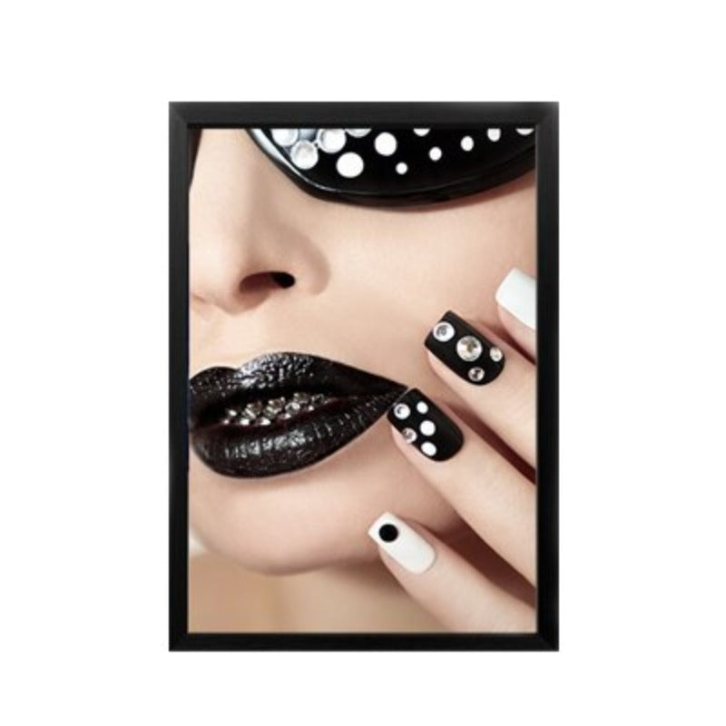 Fashion Beauty Make Up Nail Girl - Canvas Wall Art Painting | Bowlift