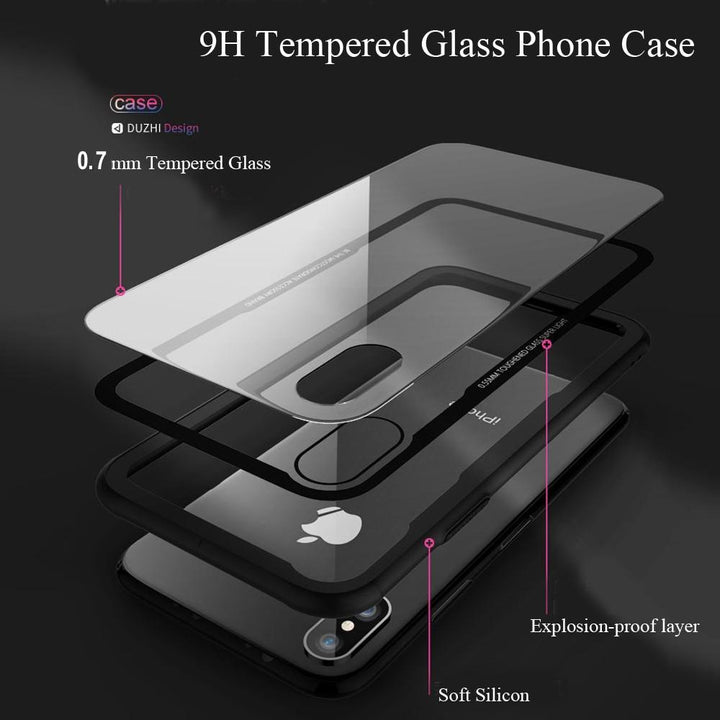 Tempered Glass iPhone Case | Bowlift