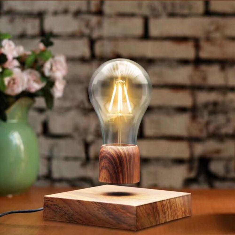 BowLift | Original Magnetic Levitating Desk Lamp with Wooden Base