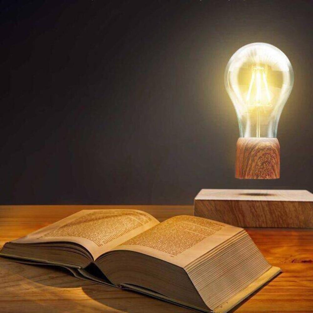 BowLift | Original Magnetic Levitating Desk Lamp with Wooden Base