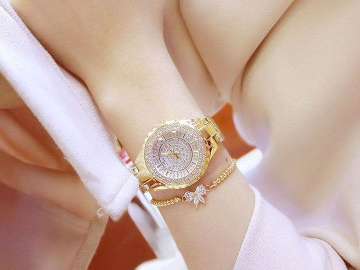 BowLift | Montre Fashion Designer Luxury Diamond Silver Women Watch