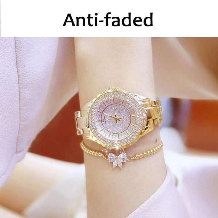 BowLift | Montre Fashion Designer Luxury Diamond Silver Women Watch