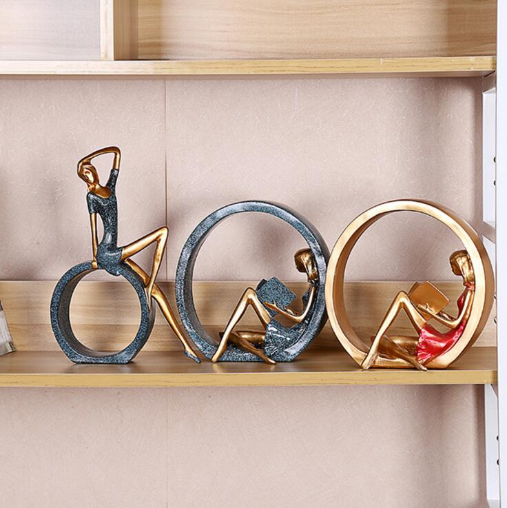 Creative European Miniature Modern Girl Figurines | Bowlift