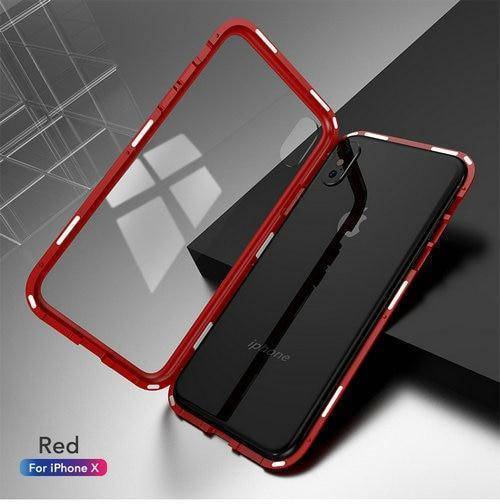 BowLift | 2019 New Magnetic Absorption Glass Cover Case for iPhone