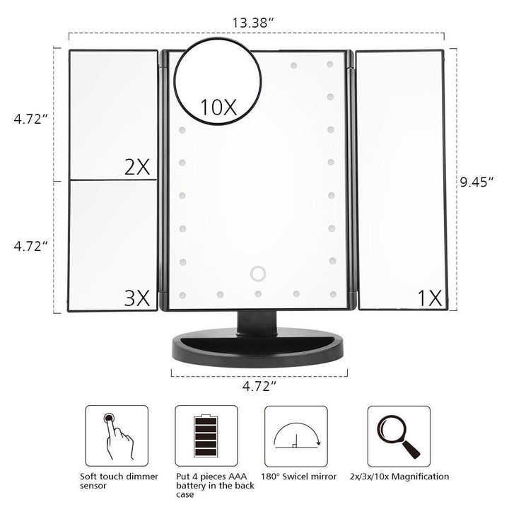 BowLift | Magnifying Vanity Mirror with Lights