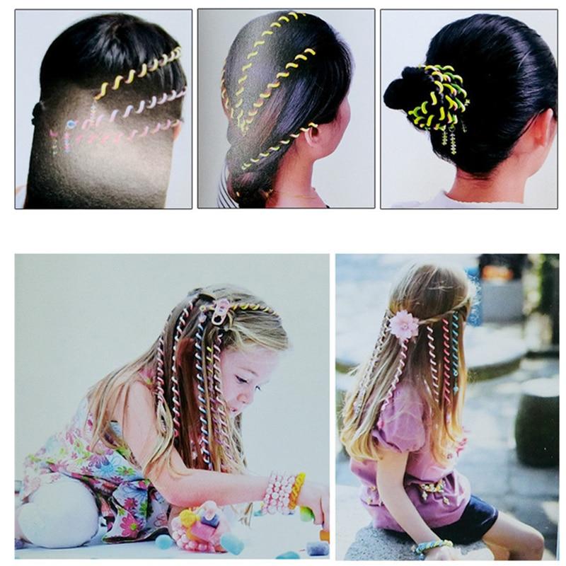 Kata - Rainbow Rolled Hair Braid Wraps | Bowlift