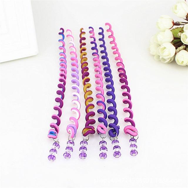 Kata - Rainbow Rolled Hair Braid Wraps | Bowlift