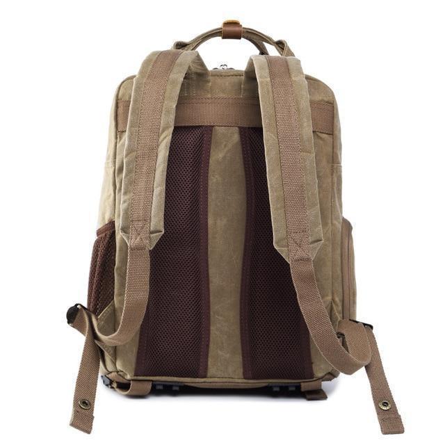 BowLift | Waterproof Waxed Canvas Camera Backpack