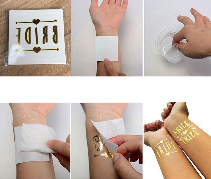 Bachelorette Party Temporary Tattoos | Bowlift