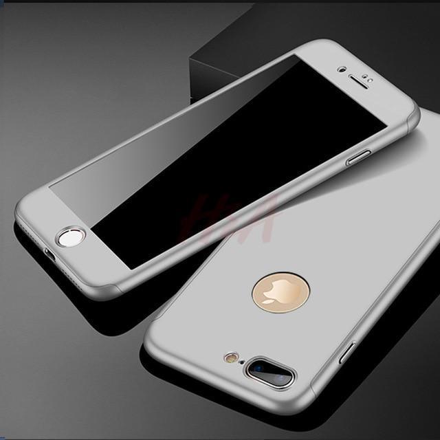 BowLift | 360 Full Protection Phone Case For iPhone With Front Glass Cover