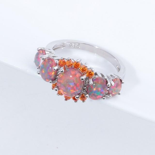Lux -  Fire Opal Garnet Ring | Bowlift
