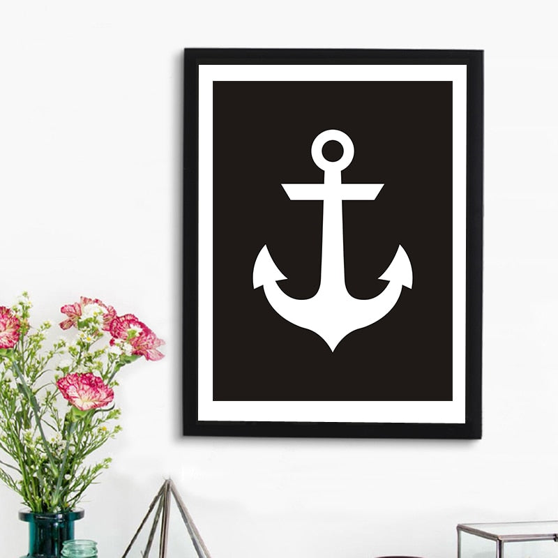 Anchor Canvas Painting - Canvas Wall Art Painting | Bowlift