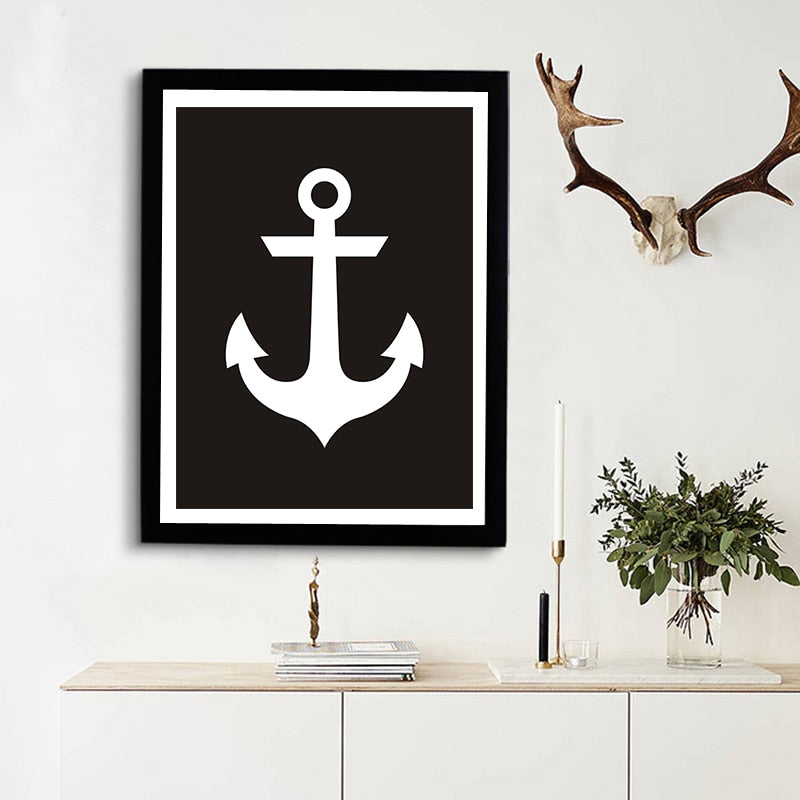 Anchor Canvas Painting - Canvas Wall Art Painting | Bowlift