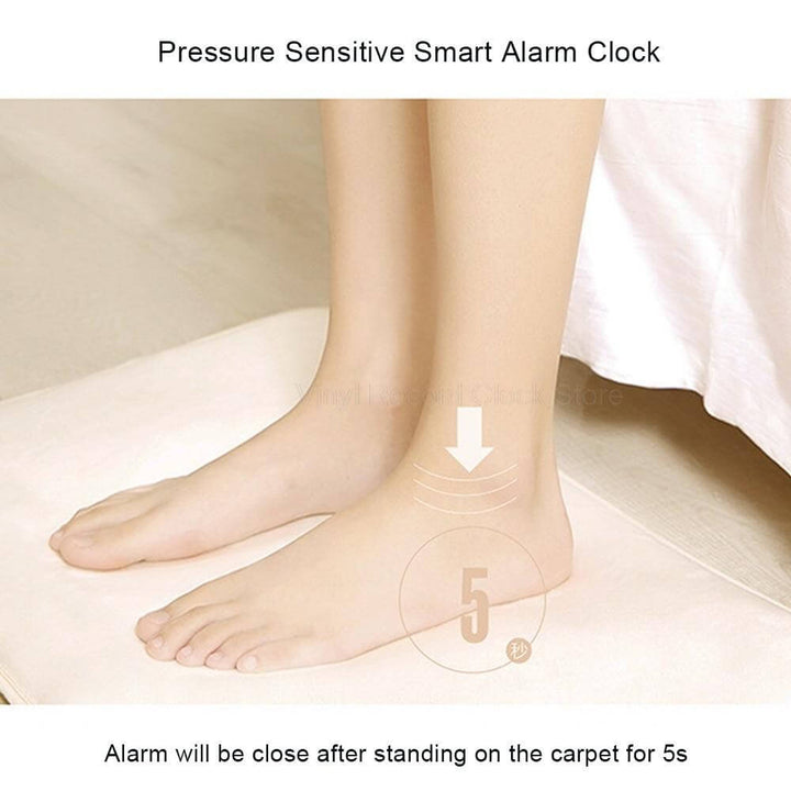 BowLift | Pressure Sensitive Step on Rug Carpet Alarm Clock