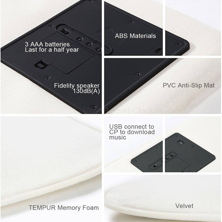 BowLift | Pressure Sensitive Step on Rug Carpet Alarm Clock