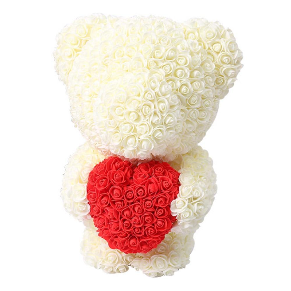 Rose Bear with Heart | Bowlift