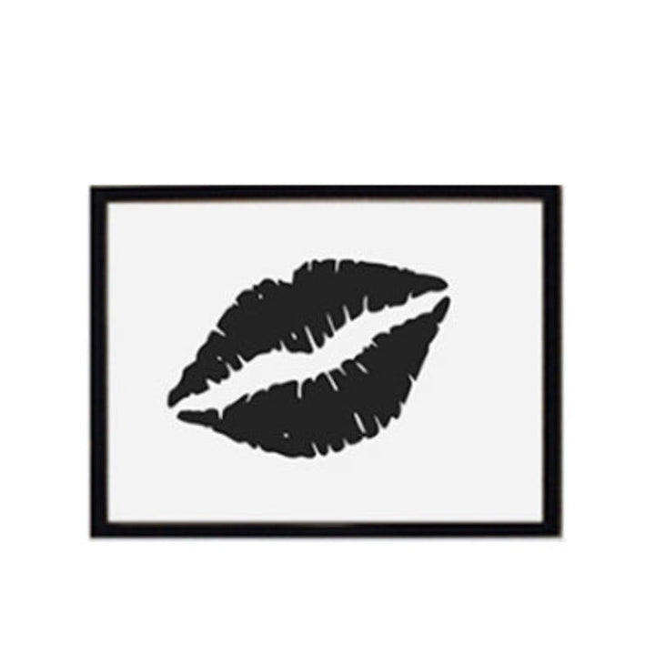 Makeup Lips  - Canvas Wall Art Painting | Bowlift