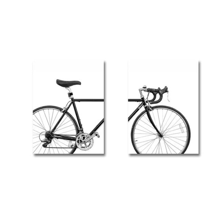 Minimalist Bike Print - Canvas Wall Art Painting | Bowlift