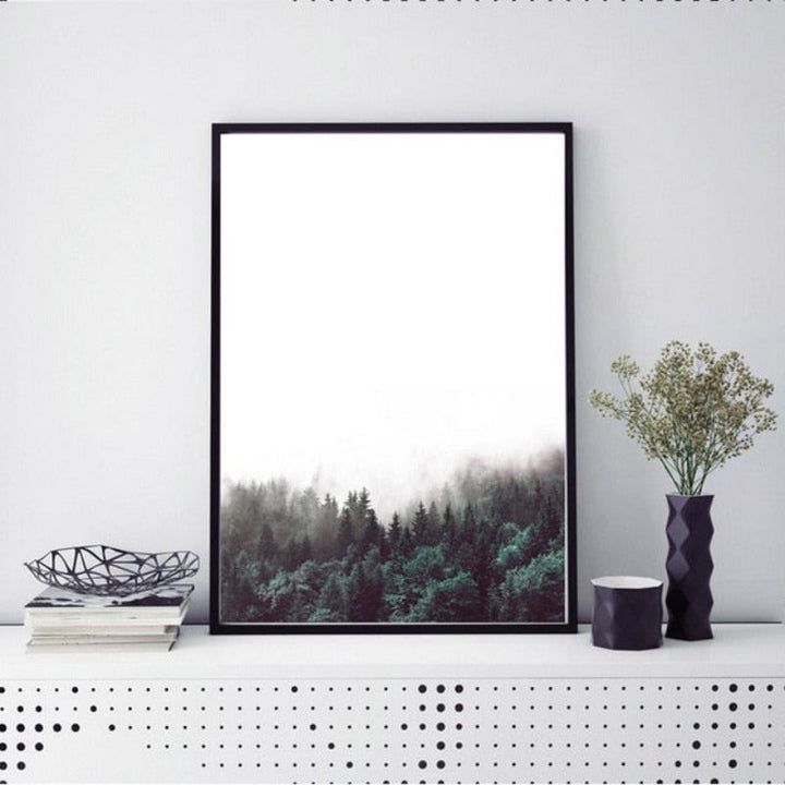 Chopin Writing Seaside Forest - Canvas Wall Art Painting | Bowlift