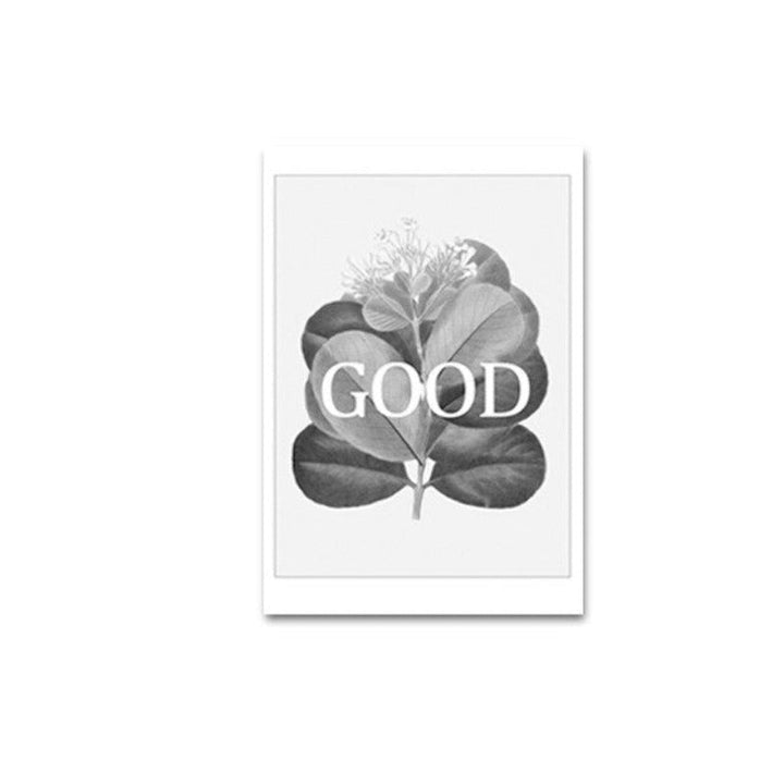Grey Flowers Geometric Nordic Prints Posters - Canvas Wall Art Painting | Bowlift