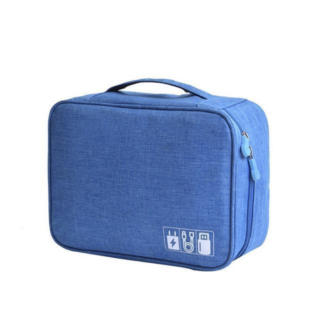 BowLift | Wobag New Polyester Mens Travel Electronic Accessories Travel Bag Organizer For Date Line SD Card USB Cable Digital Device Bag