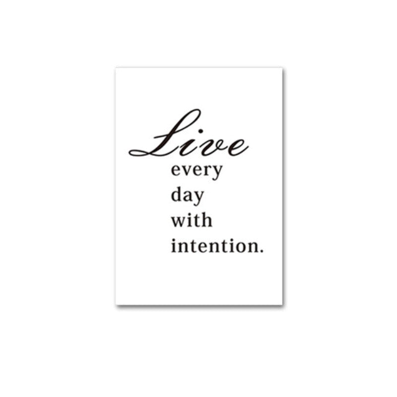 Minimalist Enjoy Little Things Life Quote Live Letters Wall Art Prints | Bowlift