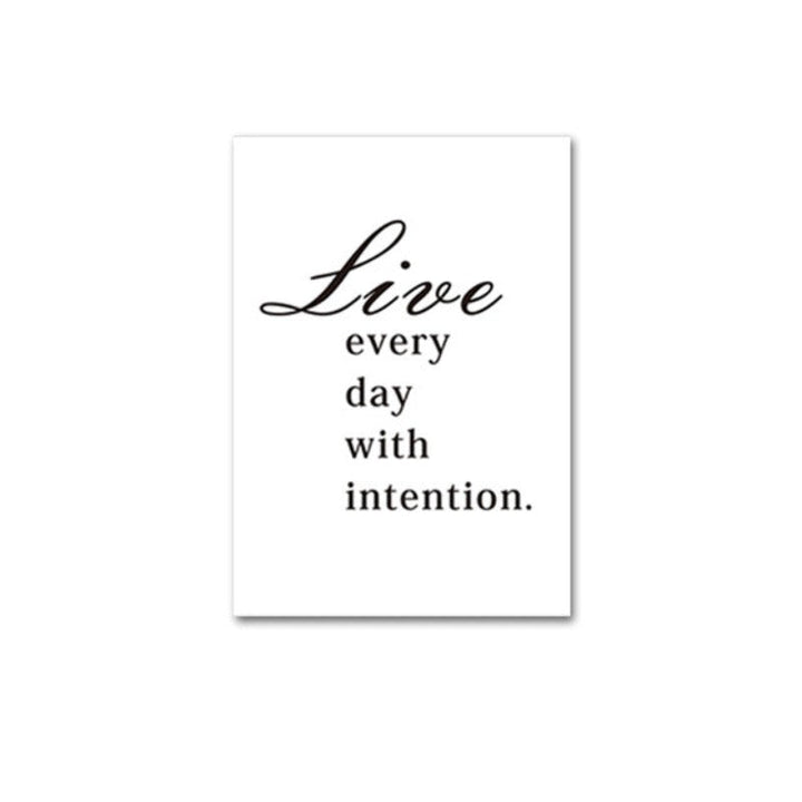 Minimalist Enjoy Little Things Life Quote Live Letters Wall Art Prints | Bowlift