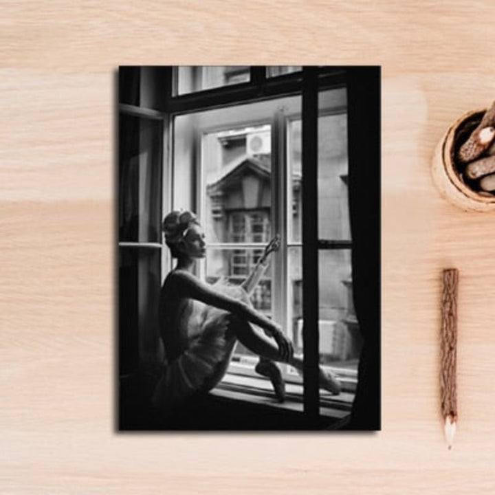 Nordic Scandinavia Interior Designs Love Print Girl - Canvas Wall Art Painting | Bowlift