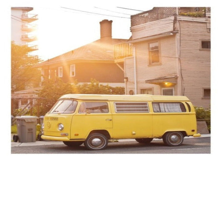 Modern Yellow Landscape Wall Art Poster - Canvas Wall Art Painting | Bowlift
