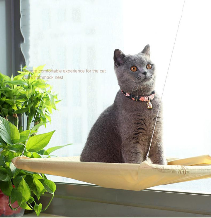Otis - Window Hammock Hanging Shelf Cat Bed | Bowlift