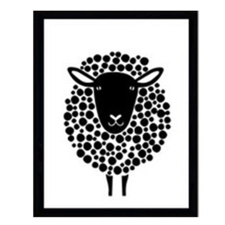 Minimalist Black And White Inspiring Letters - Canvas Wall Art Painting | Bowlift