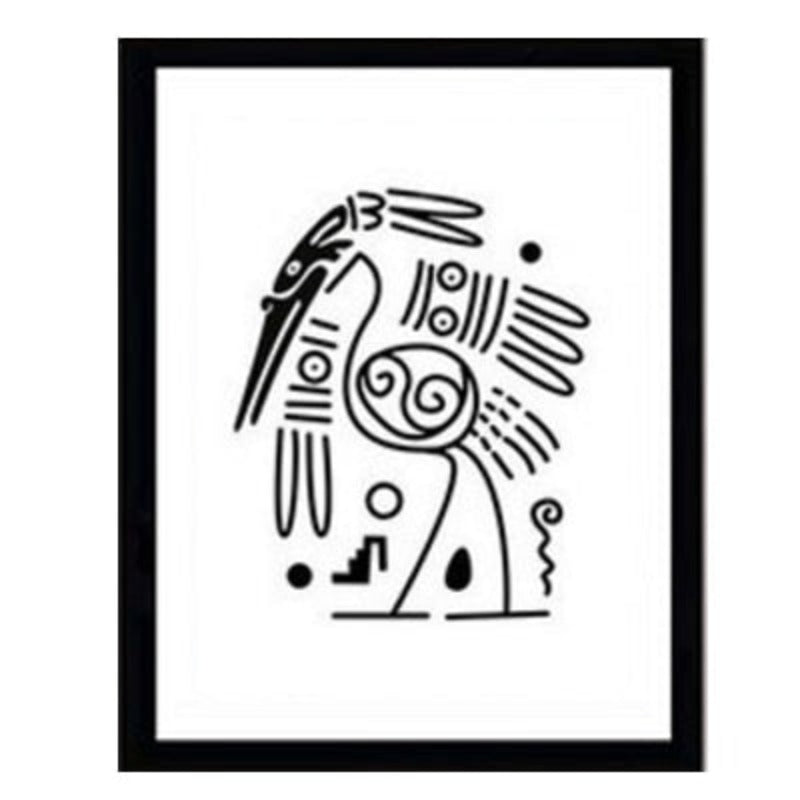 Minimalist Black And White Inspiring Letters - Canvas Wall Art Painting | Bowlift