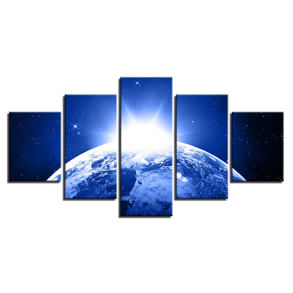 Earth Universe - Canvas Wall Art Painting | Bowlift