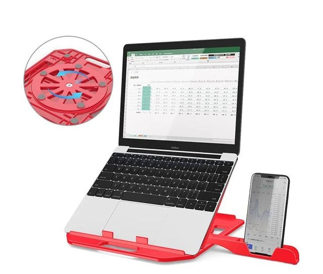 RestIt - Height Adjustable Laptop Stand with Fan | Bowlift