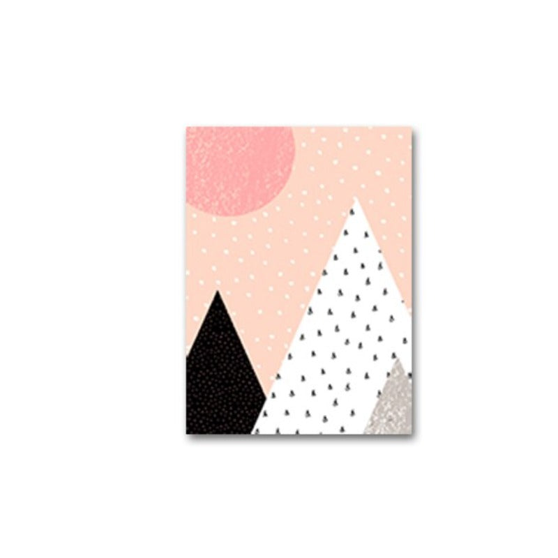 Pop Art Mountains - Canvas Wall Art Painting | Bowlift