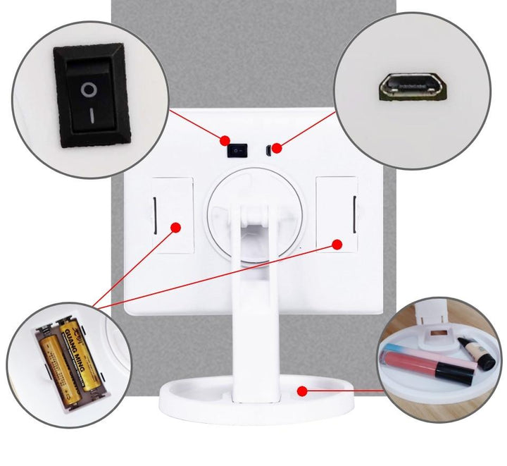LED Light Frame Make-Up Mirror | Bowlift