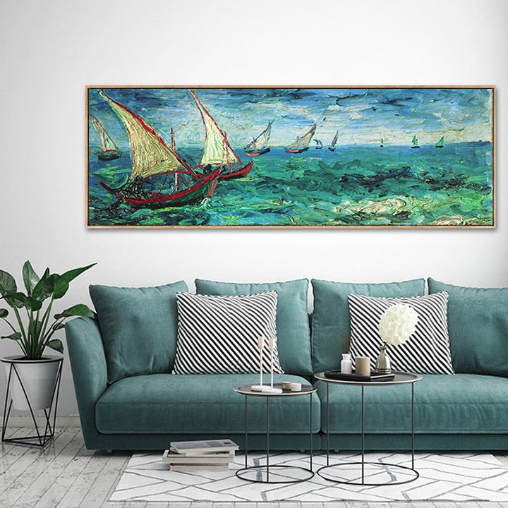Van Gogh Abstract - Canvas Wall Art Painting | Bowlift