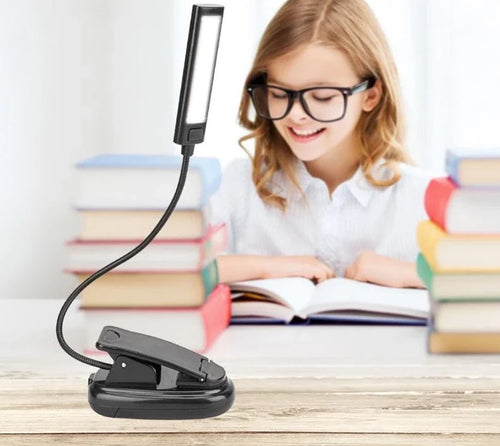 Study Buddy Light - Flexible Arms Desk Clip Lamp | Bowlift