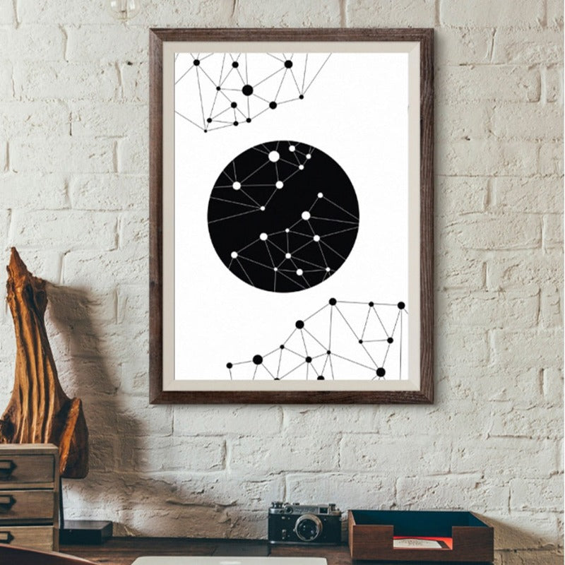 Love For Geometry - Canvas Wall Art Painting | Bowlift