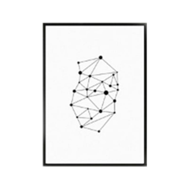 Love For Geometry - Canvas Wall Art Painting | Bowlift