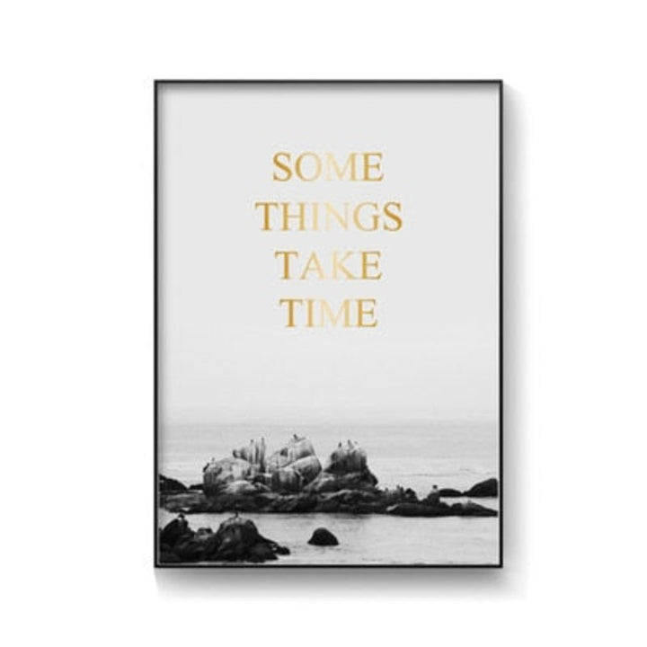 Travel Life Posters Coconut Tree Prints Tropical Seascape - Canvas Wall Art Painting | Bowlift