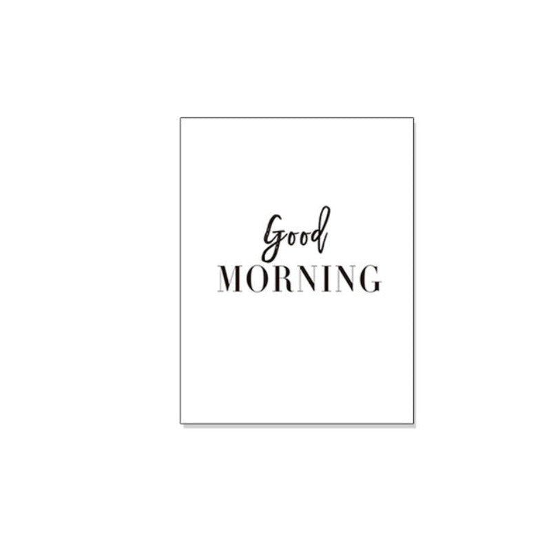 Good Morning Good Night - Canvas Wall Art Painting | Bowlift