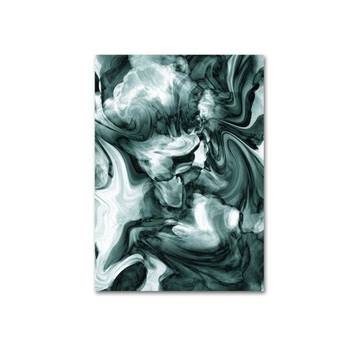 Modern Nordic Mountain Scenery - Canvas Wall Art Painting | Bowlift