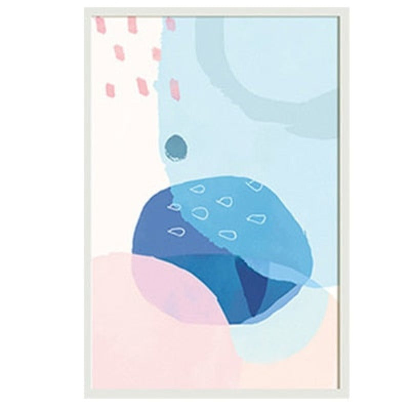 Abstract Watercolor Multi Pink Princess - Canvas Wall Art Painting | Bowlift