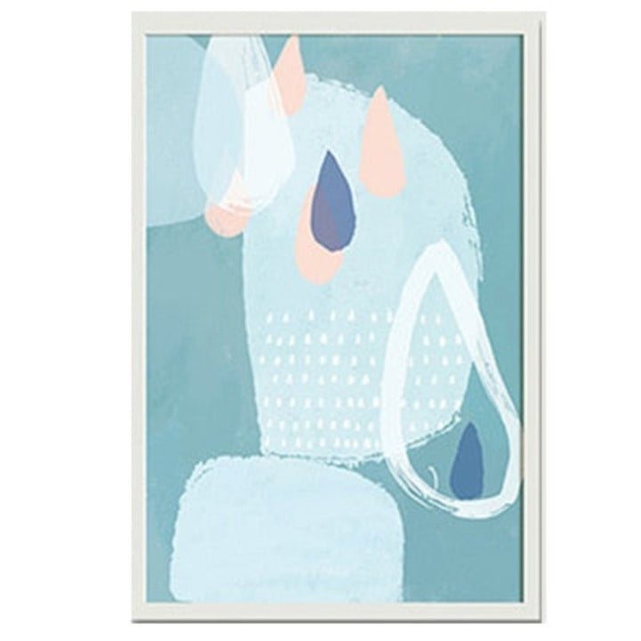 Abstract Watercolor Multi Pink Princess - Canvas Wall Art Painting | Bowlift