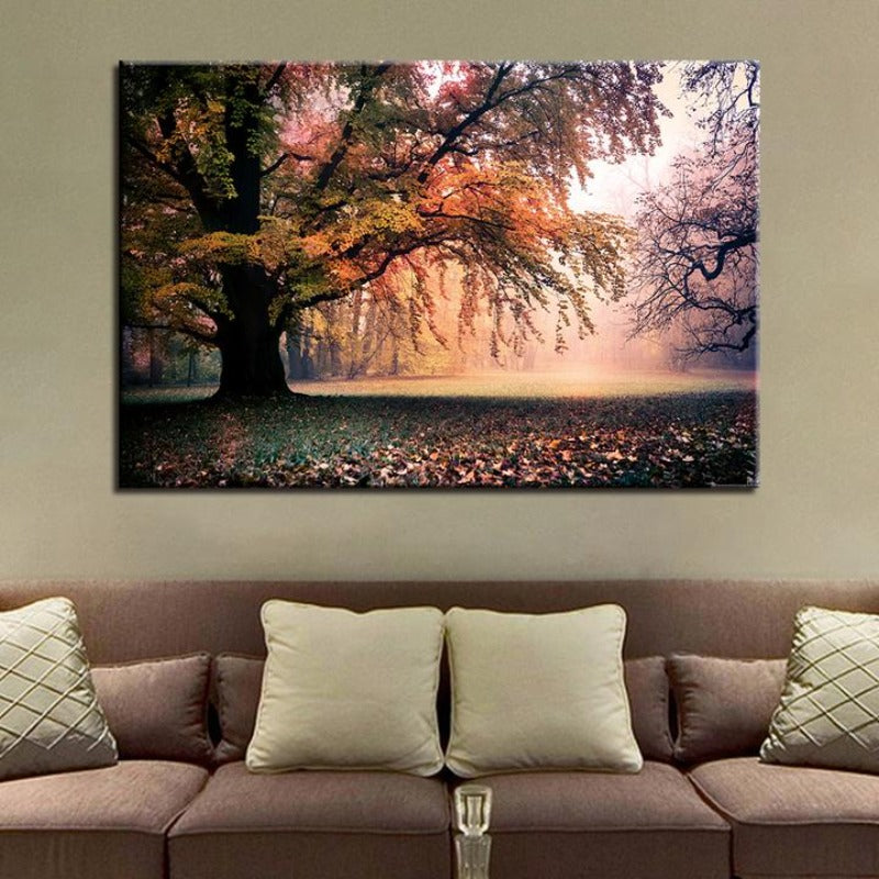 Fall Great Trees - Canvas Wall Art Painting | Bowlift
