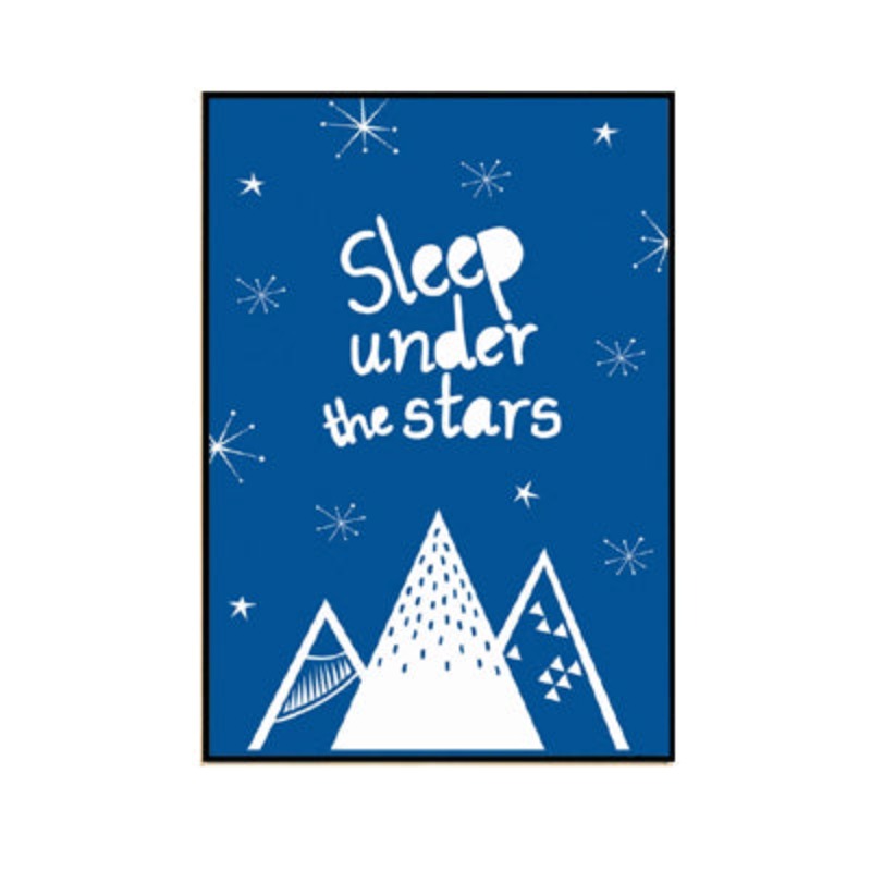Sleep Under The Stars - Canvas Wall Art Painting | Bowlift