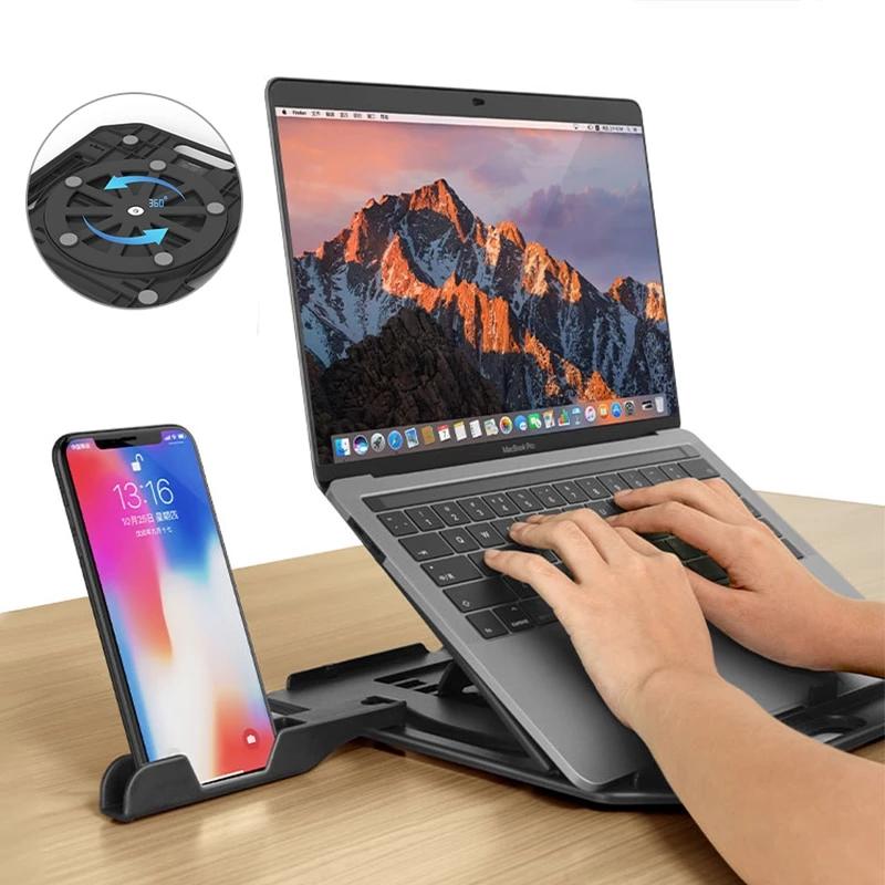 RestIt - Height Adjustable Laptop Stand with Fan | Bowlift